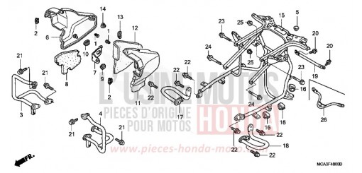 PROTECTION DE MOTEUR GL1800A5 de 2005